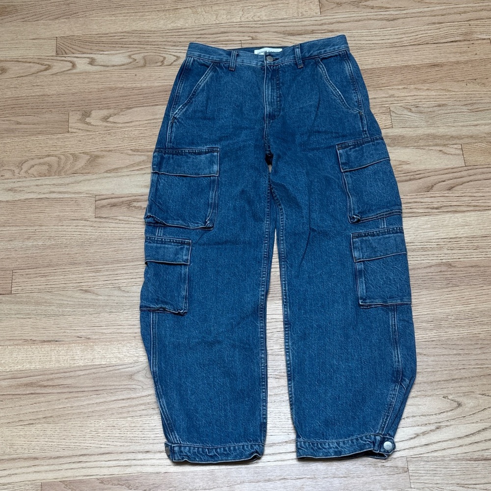 Denim Forum Jeans - 90’s Millie High Rise Cargo